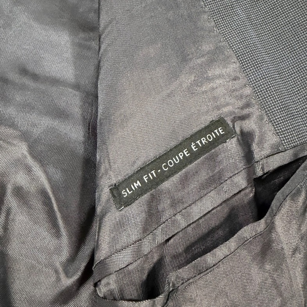 Saks Fifth Avenue Ermenegildo Zegna Mens 44R Blazer Blue Plaid Made in Italy EUC - Picture 7 of 13
